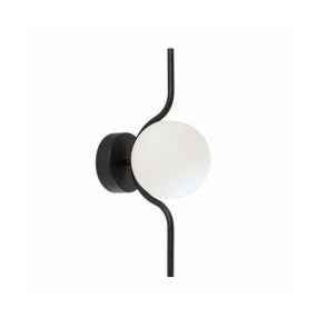 Faro Le Vita - applique murale - 14 x 19 x 40 cm - 6W LED inclus - noir mat