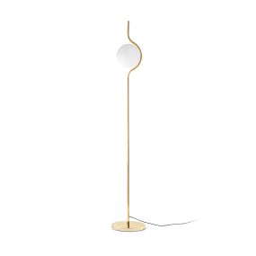 Faro Le Vita - lampadaire - 118 cm - 6W dimmable LED inclus - shiny gold and opal