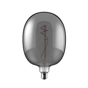 Creative Cables Lampe LED Ellipse - Ø 17 x 26,4 cm - E27 - 10W - 1800K - fumé