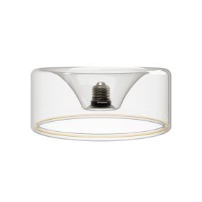Creative Cables Lampe LED Ghost Donut - Ø 19 x 8 cm - E27 - 6W - 2200K - transparent