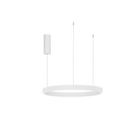 Nova Luce Elowen - lampe suspendue - Ø 60 x 150 cm - 60W LED dimmable inclus - blanc