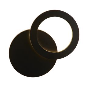 Searchlight Hyde - Applique d'extérieur - Ø 21 cm - 6W LED inclus - IP44 - noir
