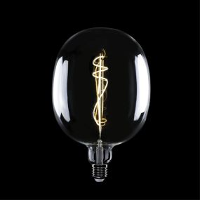 Creative Cables Lampe LED Ellipse - Ø 17 x 26,4 cm - E27 - 10W dimmable - 2700K - transparent