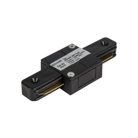 Elmark track accessories - I connector - 1 phase track system - black