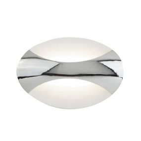 Searchlight Led Wall - applique murale - 21 x 14,5 cm - 6,5W LED inclus - chrome