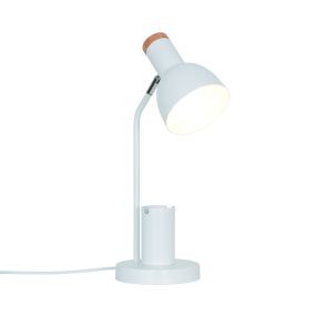 Nordlux Devone - lampe de bureau - Ø 12 x 43,5 x 15 cm - blanc