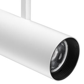 Nova Luce Track - Système de rail triphasé - Ø 9,3 x 27 cm - 30W LED inclus - blanc - couleur de lumière blanche