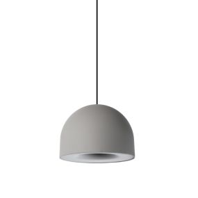 VK Lighting Koula - suspension - Ø 40 x 168 cm - gris