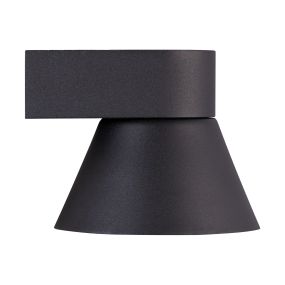 Nordlux Kyklop Cone - applique murale extérieure - Ø 15,6 x 13,9 cm - IP54 - noir
