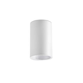 Faro Rel - plafonnier - Ø 10 x 16,5 cm - 25W LED inclus - blanc mat