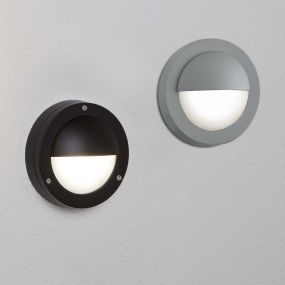Searchlight Cardiff - applique murale extérieure - 14 x 14 cm - 3W LED inclus - IP44 - noir
