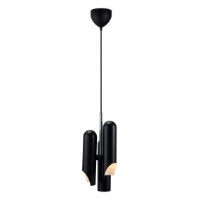 Design For The People Rochelle - lampe suspendue 3L - 20,7 x 344 cm - noir