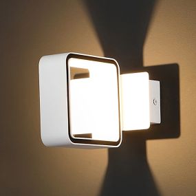 Maxlight Tokyo - applique murale - 12 x 14 x 7 cm - 4,5W LED inclus - blanc