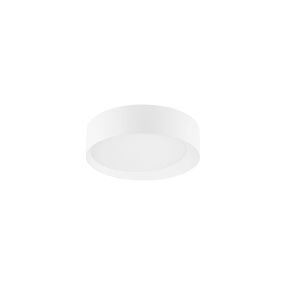 Nova Luce Oby - plafonnier - Ø 45 x 12 cm - 30W LED dimmable inclus - blanc sable