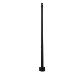 Nova Luce Luxor - lampe de jardin - Ø 8 x 90 cm - 8W LED inclus - IP65 - noir sablé