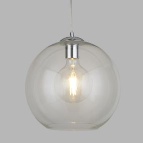 Searchlight Balls - lampe suspendue - Ø 30 x 120 cm - transparent
