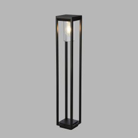 Searchlight Perth - lampe de jardin - 15 x 15 x 90 cm - IP44 - noir
