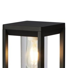 Searchlight Perth - lampe de jardin - 15 x 15 x 45 cm - IP44 - noir
