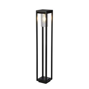 Searchlight Perth - lampe de jardin - 15 x 15 x 90 cm - IP44 - noir