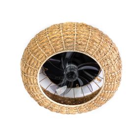 ETH Fan No. 8 - ventilateur de plafond avec télécommande - Ø 48 cm - marron