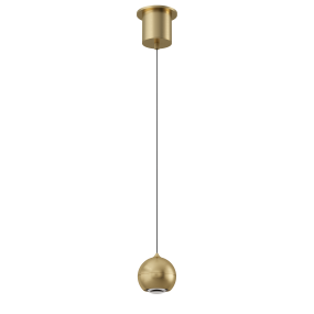 Artdelight Miami – suspension – Ø 10 x 218 cm – 10,8W dimmable LED inclus – or chaud