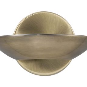 Searchlight Wall - applique murale - 17 x 11 cm - 8W LED inclus - laiton antique