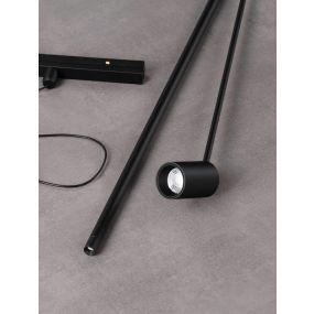Nova Luce Planet - lampe suspendue - Ø 1,5 x 150 cm - 5W LED inclus - noir