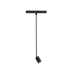 Nova Luce Planet - point lumineux système de rail magnétique - Ø 4,5 x 60 cm - 5W LED inclus - noir sable
