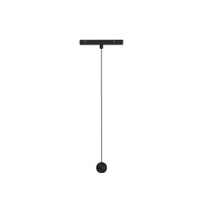 Nova Luce Planet - lampe suspendue système de rail magnétique - Ø 5 x 109,7 cm - 5W LED inclus - noir sable