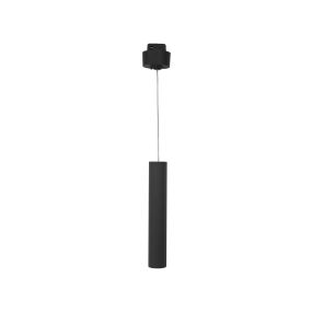 Nova Luce Buxton L - lampe suspendue pour système de rail magnétique - 3,2 x 3,2 x 150 cm - 10W TRIAC LED dimmable inclus - noir sable