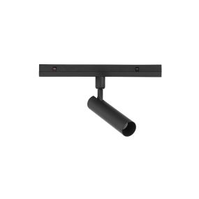 Nova Luce Buxton L - spot pour système de rail magnétique - 24,5 x 3,2 x 19,6 cm - 10W TRIAC LED dimmable inclus - noir sable