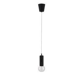 Nova Luce Chronos - lampe suspendue - Ø 13 x 300 cm - 11W dimmable LED inclus - noir