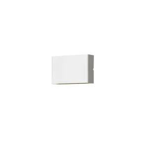 Konstsmide Chieri - applique murale extérieure - 17 x 6 x 11 cm - 8W LED inclus - IP54 - blanc