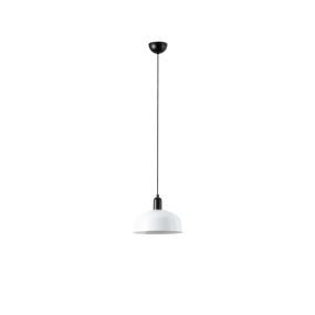 Faro Tatawin M - suspension - Ø 25 x 211,5cm - noir satiné et blanc brillant