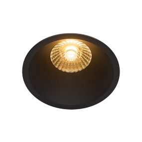 Nordlux Albric - spot encastré - Ø 90 mm, Ø 83 mm encastré - 8W LED dimmable inclus - IP44 - noir