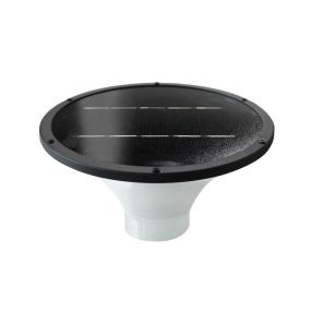 Century Italia Sunny Solare - source de lumière solaire pour les accessoires Sunny Solare - Ø 20,5 x 10,6 cm - 2W LED inclus - IP65 - noir et blanc
