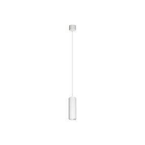 VK Lighting Edelle - suspension - Ø 5,6 x 173 cm - blanc