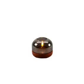 Konstsmide - bougie décorative à piles - Ø 8,5 x 7,5 cm - terre cuite