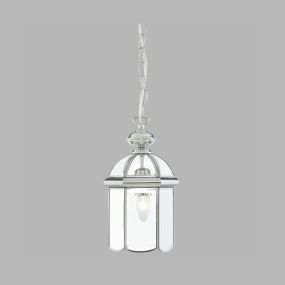 Searchlight Lanterns - lampe suspendue - Ø 18 x 131 cm - chrome