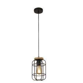 Searchlight Vision - lampe suspendue - Ø 15 x 130 cm - noir mat