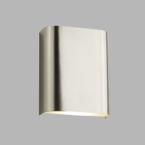 Searchlight Led Wall - applique murale - 10,5 x 13 cm - 8W LED inclus - argent satiné
