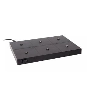 Lucide la station d'accueil Justine - Chargeur sans fil / Station de charge / Chargeur sans fil - 46,2 cm x 32,6 cm x 5 cm - max. 6 lampes - noir