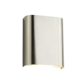 Searchlight Led Wall - applique murale - 10,5 x 13 cm - 8W LED inclus - argent satiné