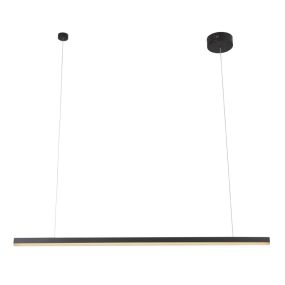 Maxlight Trio - lampe suspendue - 100 x 150 cm - 12W LED inclus - noir