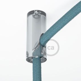 Creative Cables - pointe de décentralisation - Ø 2 x 4 cm - transparent