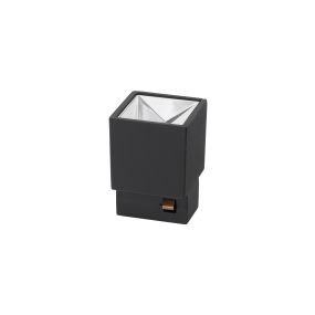 Nova Luce Buxton L - luminaire sur rail magnétique - 3,6 x 3,6 x 5,1 - 2,5W LED inclus - noir