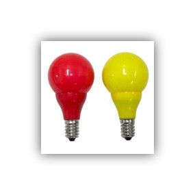 Konstsmide - E14 pour 12V - 0,24W non dimmable - lot de rouge et jaune