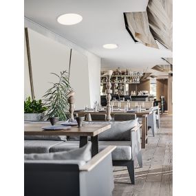 Nova Luce Perfect Profile Trimless - spot à encastrer avec télécommande (incl.) - Ø 600 mm, 670 mm encastré - 40W LED dimmable inclus - 2700K-6000K - blanc