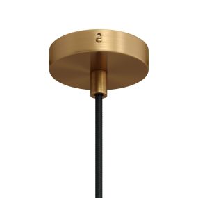 Creative Cables Mini - rosace de plafond - Ø 8,3 x 2,5 cm - bronze brossé