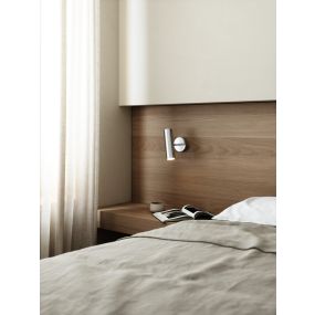 Design For The People MIB 6 - applique murale - Ø 6 x 20 x 17,1 cm - chromé